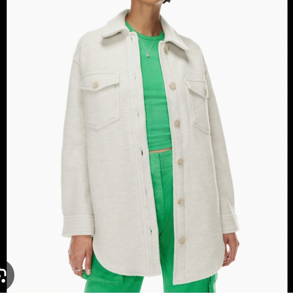 Aritzia Wilfred Ganna shirt jacket